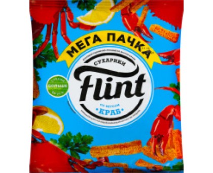 Сухарики FLINT Краб 110г.