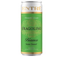 Винний напій ENTRE Fragolino Salute Bianco 0,33л.