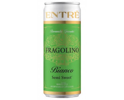 Винний напій ENTRE Fragolino Salute Bianco 0,33л.