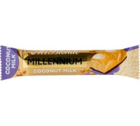 Батончик  MILLENNIUM Coconut Молочний-білий пористий 25г.