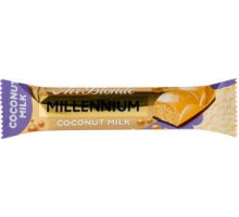 Батончик  MILLENNIUM Coconut Молочний-білий пористий 25г.