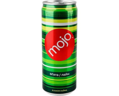 Напій MOJO Mint / Lime 0,33л. ж/б