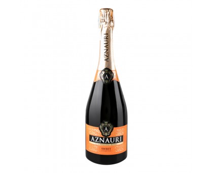 Вино ігристе AZNAURI Sweet солодке біле  0,75л.