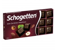 Шоколад SCHOGETTEN Dark Chocolate with Hazelnuts  100г.