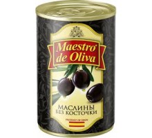 Консерви Маслини без кісточки 280г. Maestro de Oliva