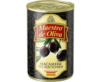 Консерви Маслини без кісточки 280г. Maestro de Oliva