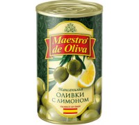 Консерви Олівки з лимоном 280г. Maestro de Oliva