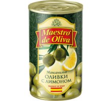 Консерви Олівки з лимоном 280г. Maestro de Oliva