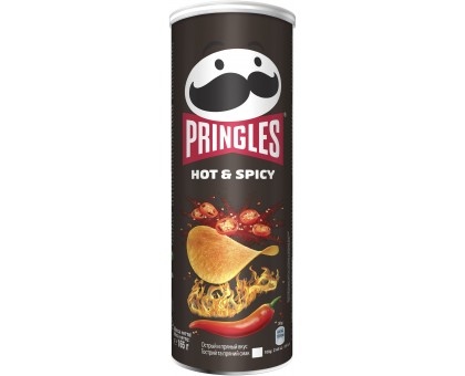 Чіпси PRINGLES Hot & Spicy 165г.