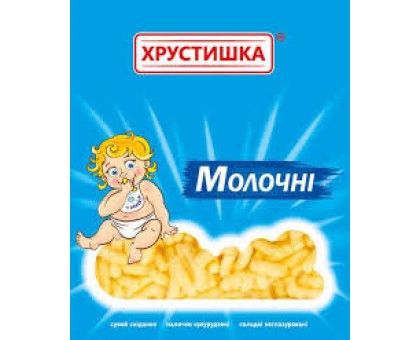 Кукурудзянi палички Молочні 60г. ХРУСТІШКА