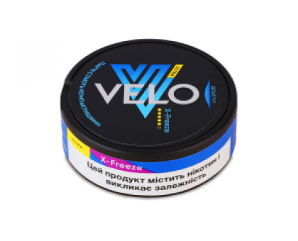 Нікотинові подушечки VELO X-Freeze Nicotine Pouches