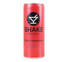 Слабоалкогольні напої SHAKE Tequila Sombrero 0,25л.