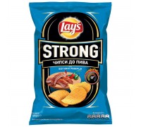 Чіпси LAYS Strong Вогняні реберця 120г.