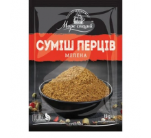 Приправа Суміш Перців  мелена 15г. МОРЕ СПЕЦИЙ
