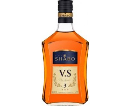 Бренді SHABO VS 3* 40% 0,5л.