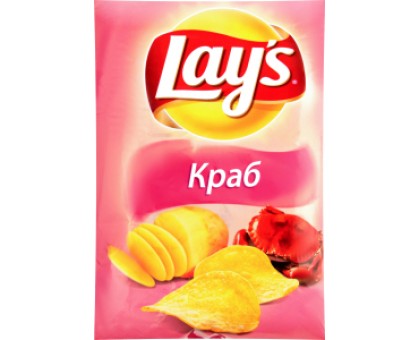 Чіпси LAYS Краб 133г.