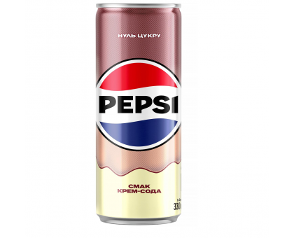 Напій PEPSI Cream Soda Flavour 0,33л. з/б
