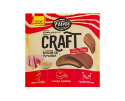 Грінки FLINT CRAFT житньо-пшеничні хвилясті
