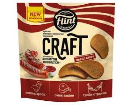 Грінки FLINT CRAFT житньо-пшеничні хвилясті