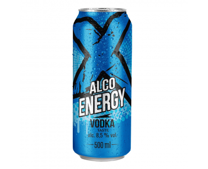 Слабоалкогольні напої X ALKO ENERGY Vodka 0,5л. з/б