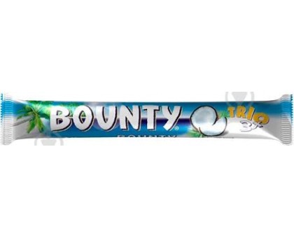 Батончик  BOUNTY 3 Х мал. 85г.