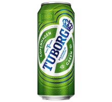 Пиво TUBORG Світле 4* 0,5л. з/б