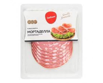 Ковбаса варена Мортаделла  в/г 105г. Глобино