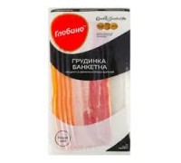 Продукт зі свинини Грудинка Банкетна  в/г` 120г. Глобино