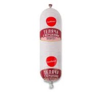 Ковбаса варена Теляча з Вершками  в/г  400г. Глобино