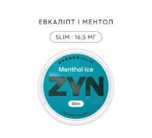 Нікотинові паучі ZYN Menthol Ice Slim