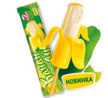 Морозиво Банан-Ай 75 г. ЛАСУНКА