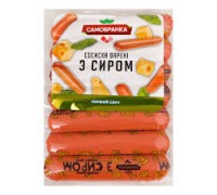 Сосиски З Сиром 0.3кг ЮВІЛЕЙНИЙ