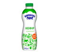 Кефір Нежирний 850г. пет пляшка ВОЛОШКОВЕ ПОЛЕ