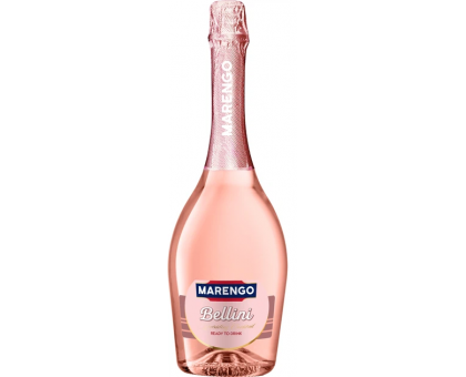 Винний напій MARENGO Bellini рожеве солодке  0,75л.