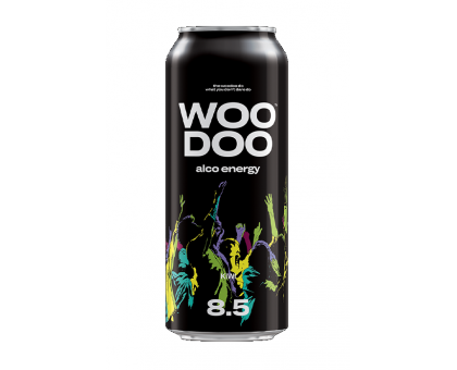 Слабоалкогольні напої WOO DOO Kiwi 0,5л. з/б