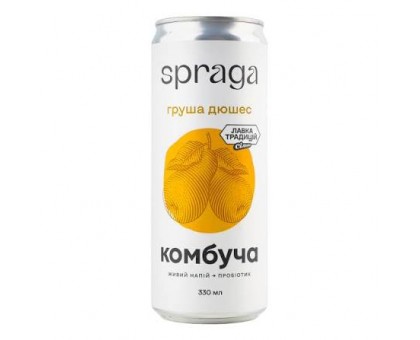 Напій Spraga Груша Дюшес 0,33л. ж/б