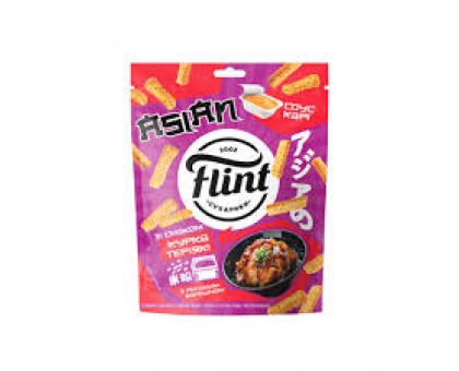 Сухарики FLINT Курка теріякі з соусом Карі 60г.