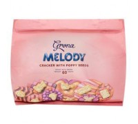 Печиво GRONA Крекер MELODY з Маком 60г.