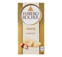 Шоколад FERRERO ROCHER White Hazelnut 90г.