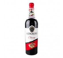 Винний напій AZNAURI CHERRY червоний н/с 0.75л.