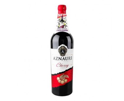 Винний напій AZNAURI CHERRY червоний н/с 0.75л.