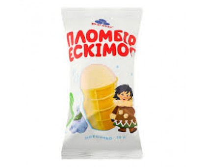 Морозиво Ескімос Пломбір 70 г. РУДЬ