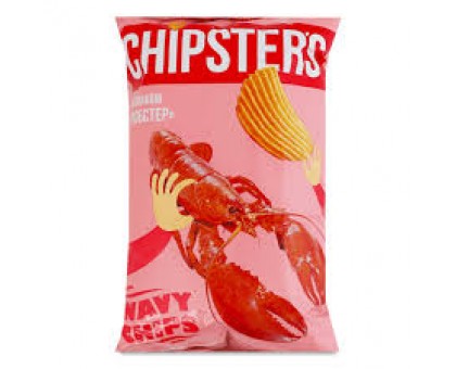 Чіпси CHIPSTERS Лобстер хвилясті 95 г.