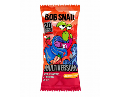 Фруктово-ягідні цукерки “Яблуко-Полуниця” 20г BOB SNAIL