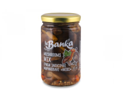 Консерви BANKA Гриби ШаЇтаке мариновані 300гр.