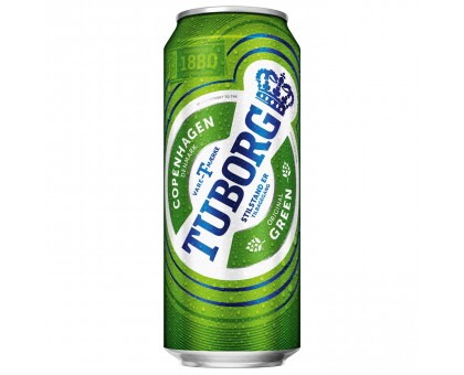 Пиво TUBORG Світле 0,5л. з/б