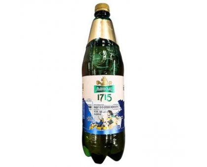 Пиво Львiвське Світле 1715 1,12л.