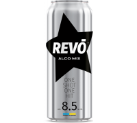 Слабоалкогольні напої REVO Classic 0,5л. з/б