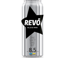 Слабоалкогольні напої REVO Classic 0,5л. з/б