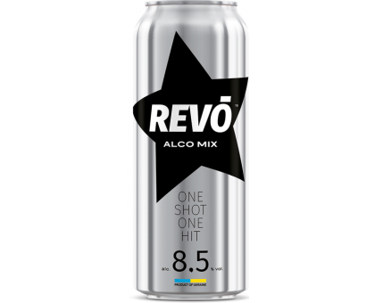 Слабоалкогольні напої REVO Classic 0,5л. з/б